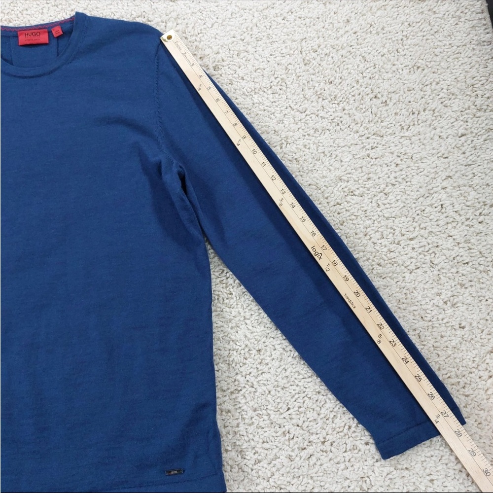 Hugo Boss Merino Blue Sweater View 5